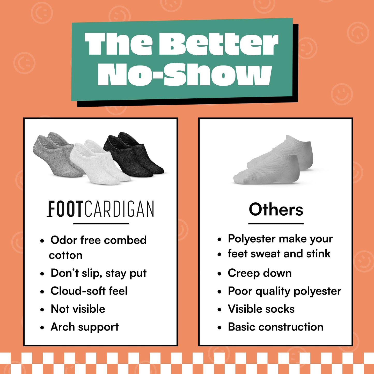 No-Show Socks 5-Pack